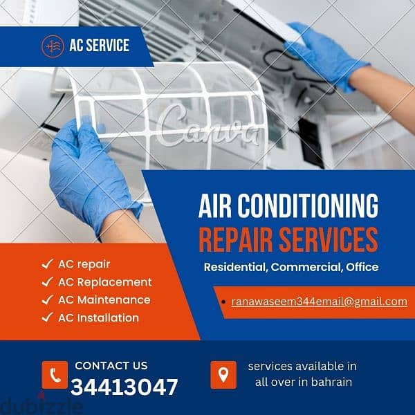 Best quality labour's charge Ac service and repair 0