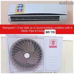Westpoint 1.5 split ac and other acss for sale with fixing 0