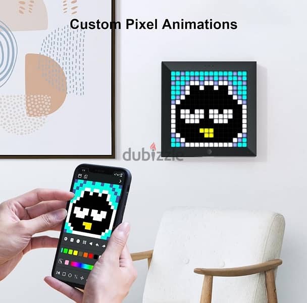 pixle art digital picture frame 1