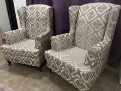 2 piece arm chair excellent condition BD30 both