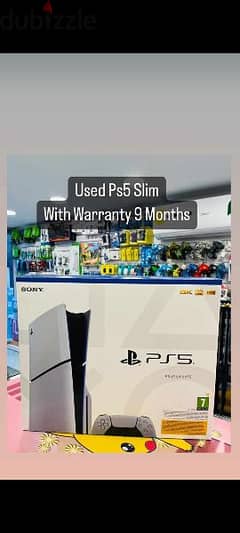 PS5 SLIM WITH 9 MONTHS WARRANTY 0