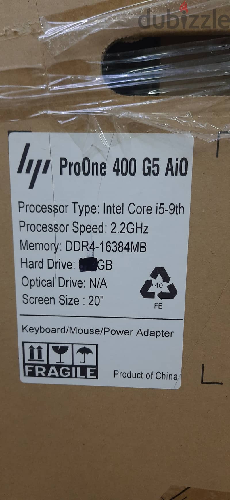 New HP ALL IN ONE 9th Generation Computer Core i5 16GB RAM 256GB SSD 1