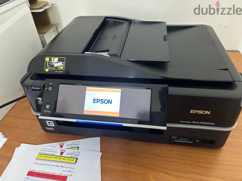 EPSON printer very clean 1 ink empty 2