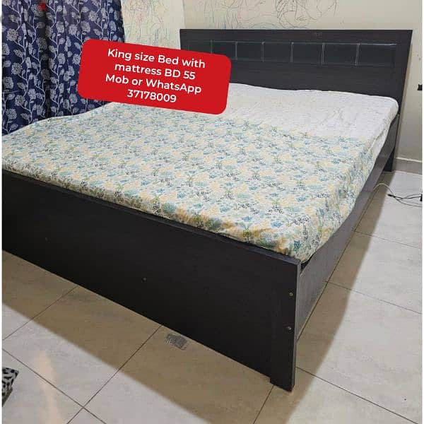 King size Mattress and other household items for sale with delivery 18