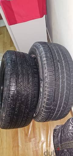 Car tyre for sale good condition 2 pcs size 265 60 R18 0