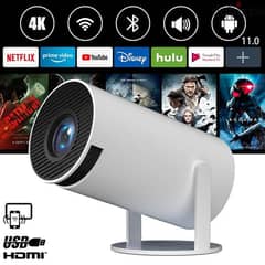 Android smart tv Reciever with projector