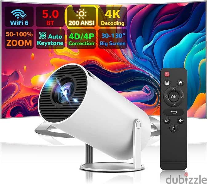 Android smart tv Reciever with projector 1