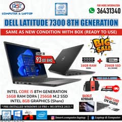 DELL 8th Generation Core i5 Laptop 16GB RAM (FREE DELIVERY BAG & MOUSE