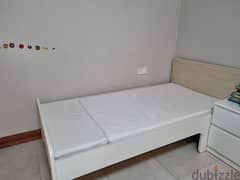 IKEA SLAKT extendable bed (with matress)