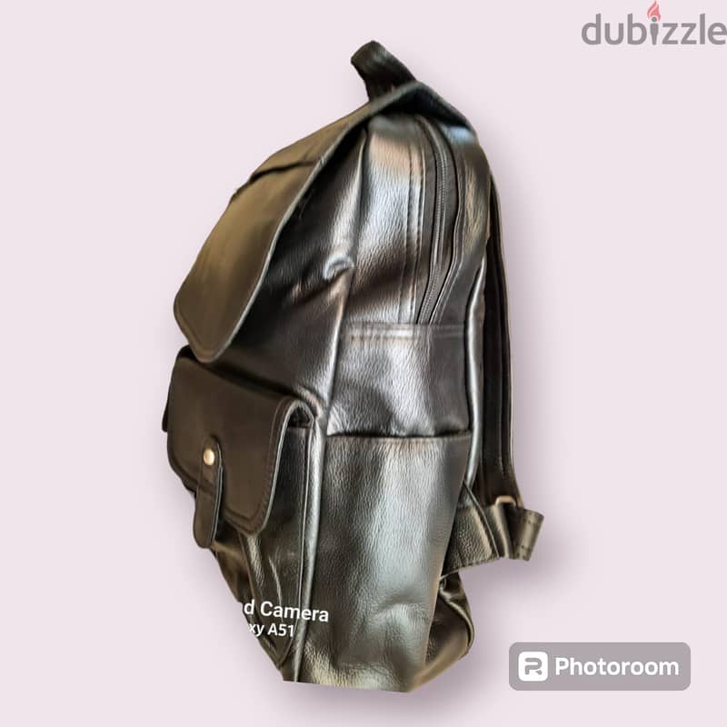 Genuine leather backpack bag 9