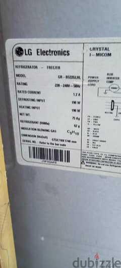 LG fridge 500 L for sale ( compressor not working, Other all is id co) 0
