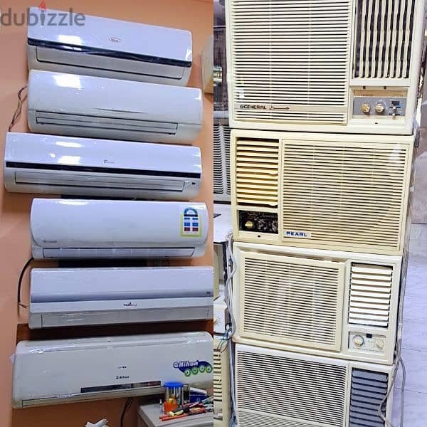 Good Condition  Secondhand Split Ac Window Ac with fixing 1