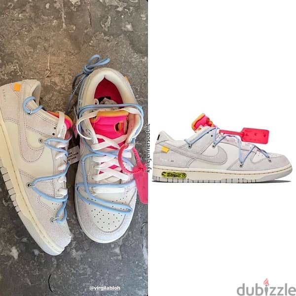 Rare Nike X Off White dunk low (KYLIE JENNER SHOES) 1