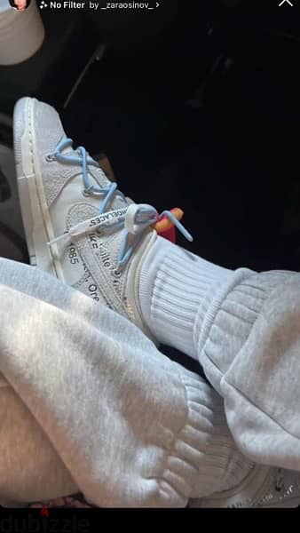 Rare Nike X Off White dunk low (KYLIE JENNER SHOES) 2