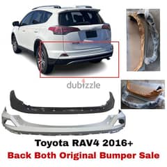Toyota RAV4 2017 Back original bumper, Cherry Arrizo 3 2018 org bonnet