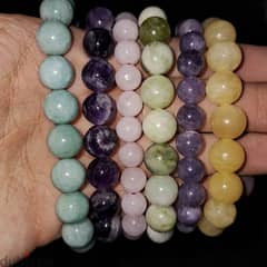 Gemstones bracelets اساور احجار كريمة
