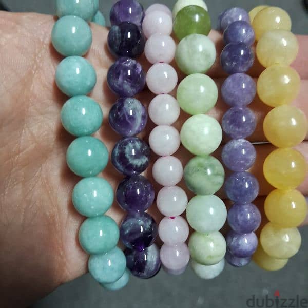 Gemstones bracelets اساور احجار كريمة 1