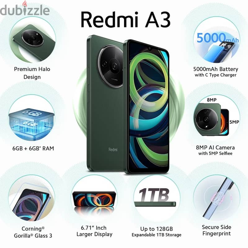 Brand New Redmi A3 for just 33.990BD 1