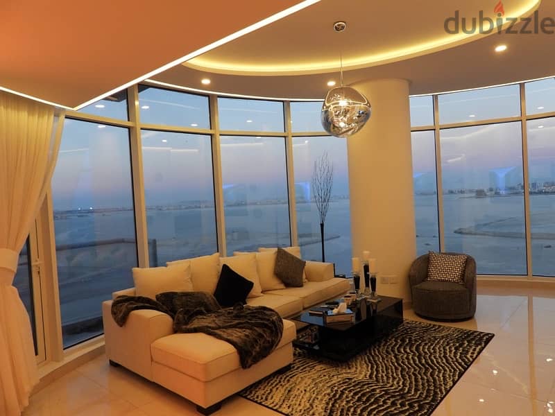Newly Rented for BD 700 3 year contract. Most Luxurious Sea View Apt 10