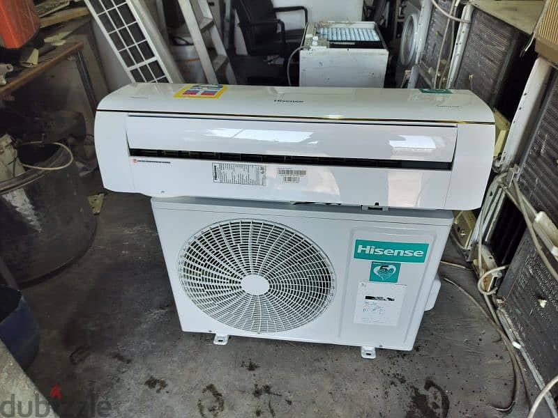 split AC for sale with fixing good condition good working 1.5 ton 1