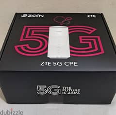 NEW ZTe 5G cpe router FOR ZAIN sim Box pack 0