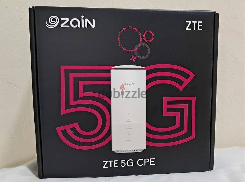 NEW ZTe 5G cpe router FOR ZAIN sim Box pack 1