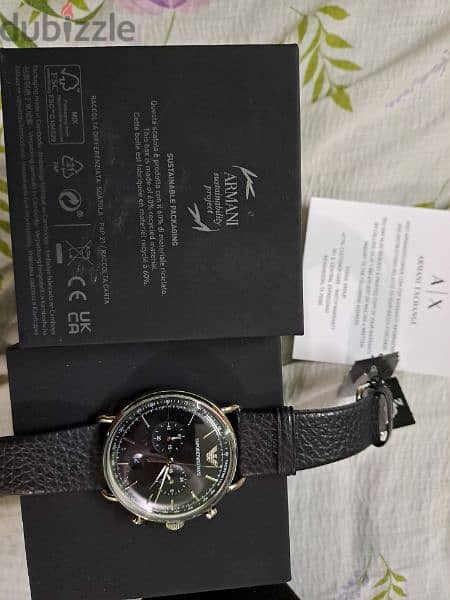 Armani watch (New) not used 1