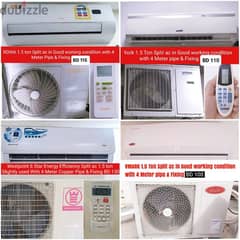 1.5 ton split acsss and other acs for Sale with fixing 0