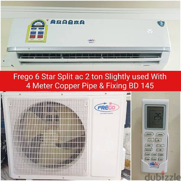 1.5 ton split acsss and other acs for Sale with fixing 18