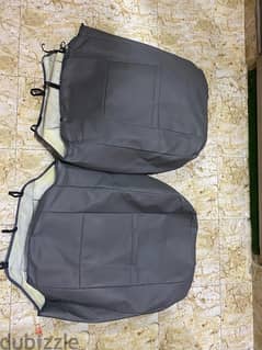 2 front leather seat cover