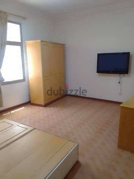 Furnished one-bedroom and hall apartment for rent 190bd in Hoora 2