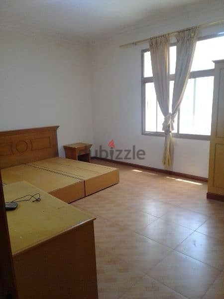 Furnished one-bedroom and hall apartment for rent 190bd in Hoora 3