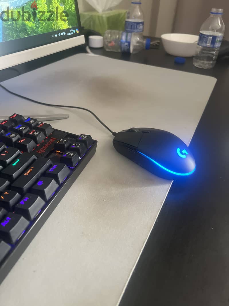 Reddragon keyboard and Logitech mouse 1