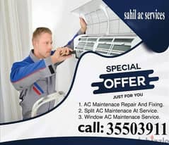 we have services All kinds of ac repair and maintenance services