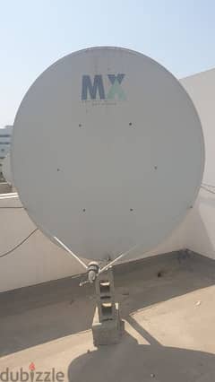 4ft MX Dish and HD Airtel Receiver for sale