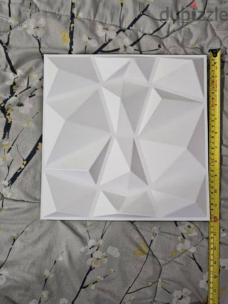 10 peices 3d wall panel (white) 0