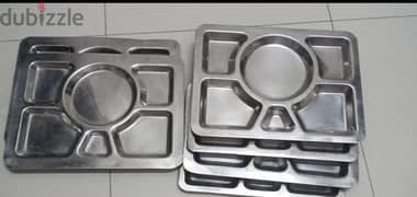 stainless plate 3bd 6 pieces