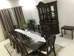Dinning Table with chairs and cabinet