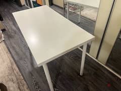 white 120cm x 60cm IKEA desk