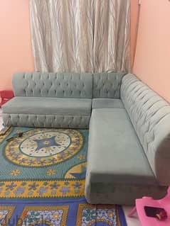 L shape sofa with neat and clean condition