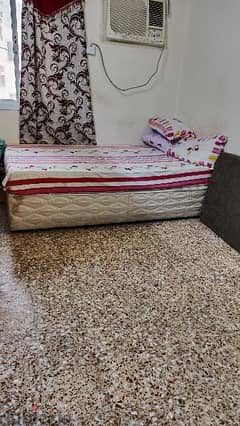 Bed with mattress only 20 BD