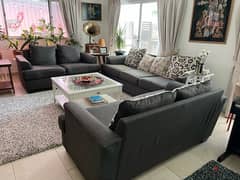 Set of Sofas and Side Tables