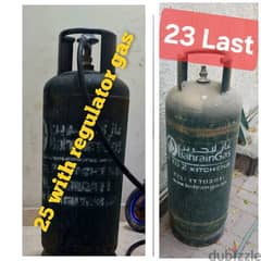 bahrian gas with regulator hlf gas 25
only Clynder 23
both 48