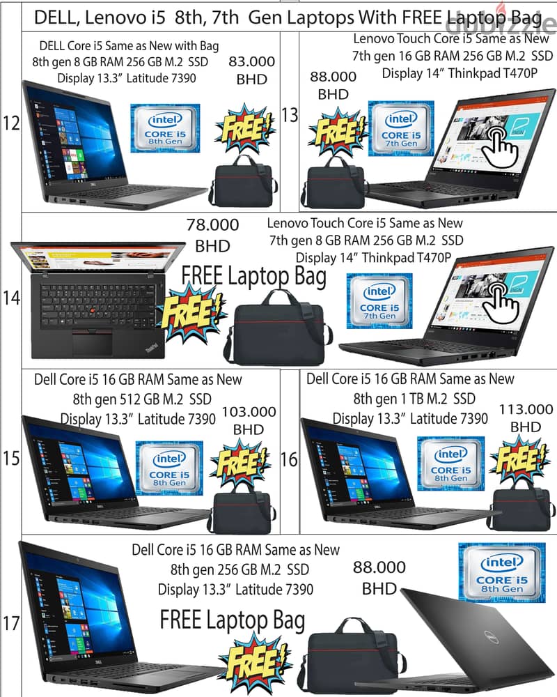 DELL,Lenovo,HP, Acer Core i7,i5 8th,7th Gen Laptop In affordable Price 4