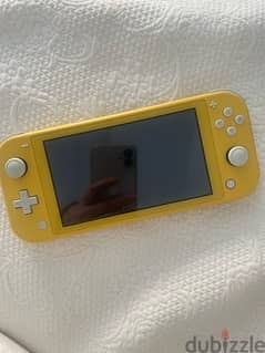 Yellow Nintendo Lite Switch- Hardly Used 0