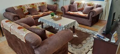 7 seater sofa set with Coffee table 0