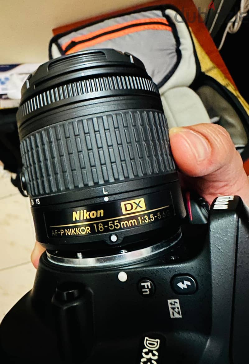 Nikon D3300 DSLR Camera, AF-P DX 18-55mm Lens+F-S 55-200m VR II Lens 1