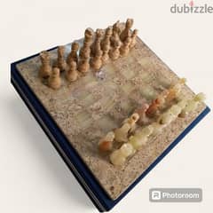 New Pakistani onyx Marble chess set 0