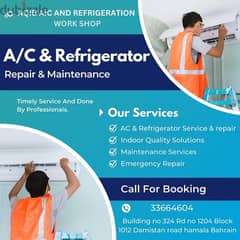 all kinds of ac, fridge ,washing machin services and repair available