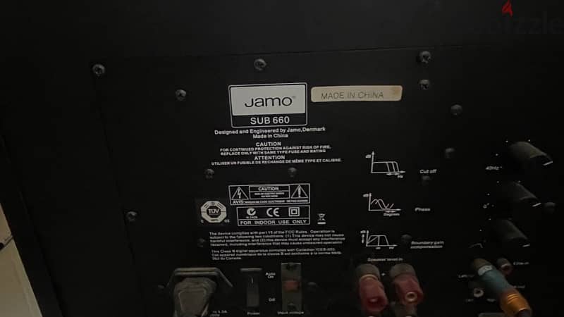 Jamo Sub Woofer - 660, Yamaha Speaker 1